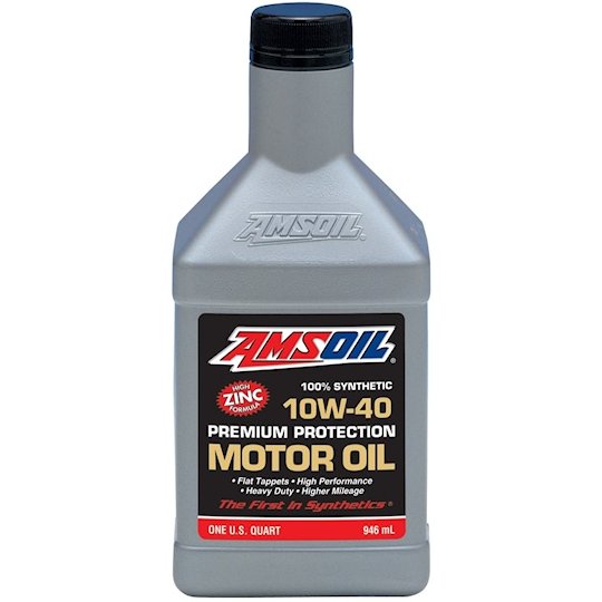 AMSOIL 10W-40 Premium Protection 100% Synthetic